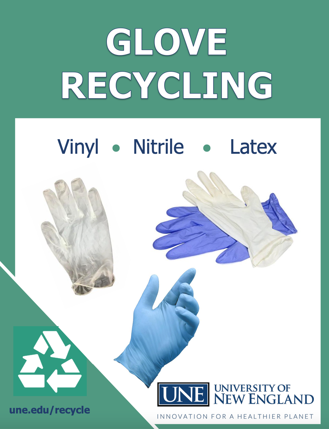 New! Glove Recycling in Marine Science Center The Environmental Advisor